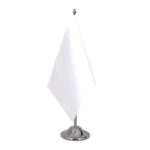 Saten Çift Kat Boş Masa Bayrağı (Direksiz)-10 Adet